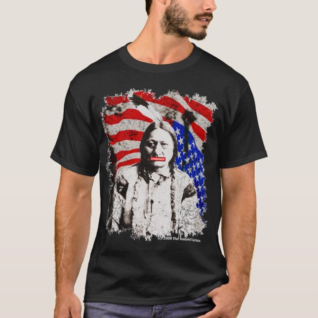 SITTING BULL ZENSIERT T-Shirt (Vorderseite)
