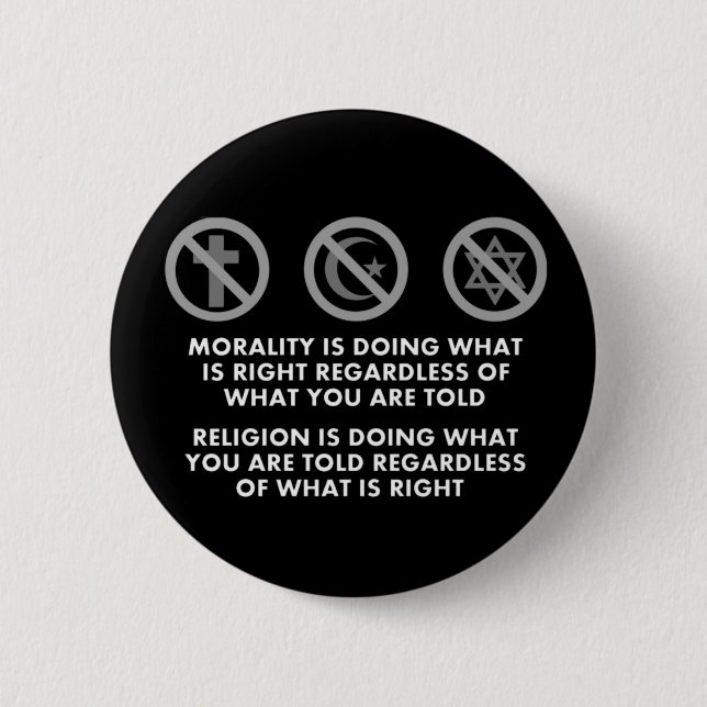 Sittlichkeitsgefühl und Religion Button (Vorderseite)