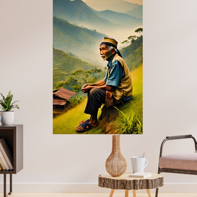 Sitz in der Stille Poster (Wohnzimmer 3)