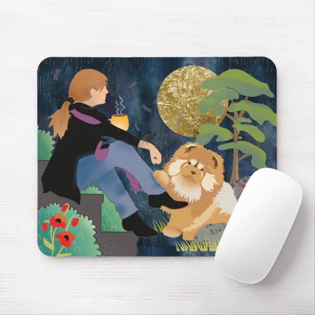 SITZ UND THINKZ Chow - Mousepad (Mit Mouse)