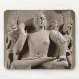 SitzBodhisattva, Mathura (roter Sandstein) Mousepad