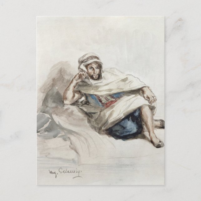 Sitze arabisch postkarte (Vorderseite)