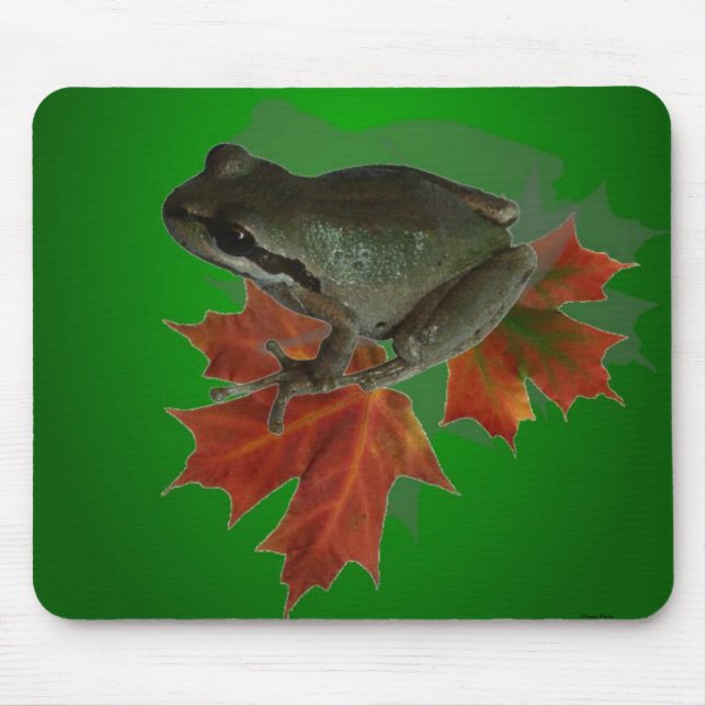 Sitzen auf Blätter Mousepad (Vorne)