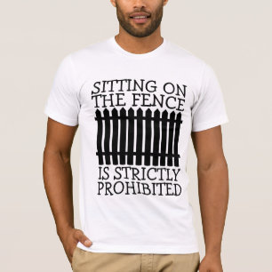 SITZEN AUF WENN IST STRENG VERBOTEN T - SHIRT
