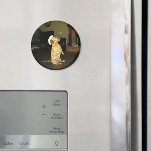 Sitzen Hübsch oder TV-Dackel ansehen Magnet