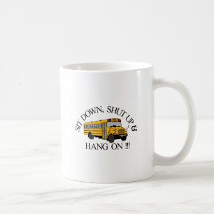 Sitzen Sie sich hin Kaffeetasse