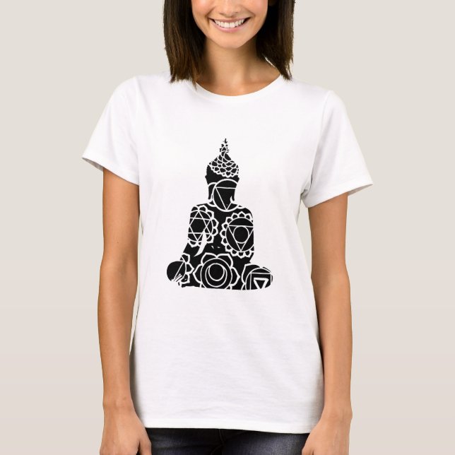 Sitzen von Buddha T-Shirt (Vorderseite)