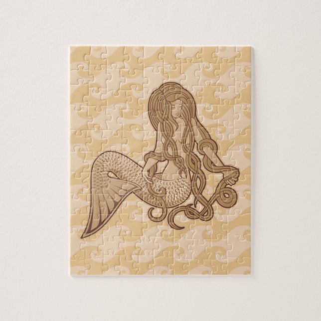 Sitzen von Meerjungfrau (Vertikal)