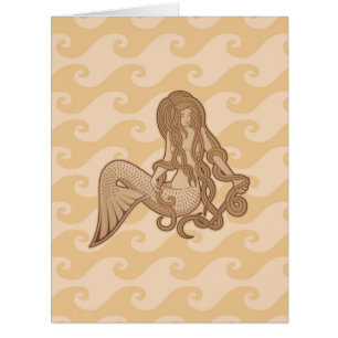 Sitzen von Meerjungfrau