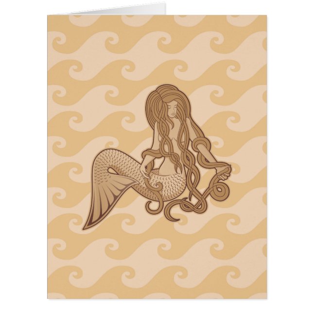 Sitzen von Meerjungfrau (Vorderseite)