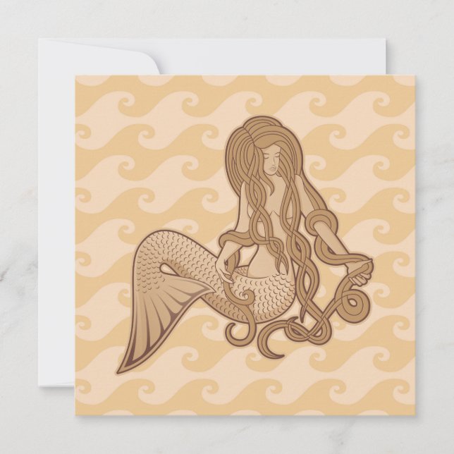 Sitzen von Meerjungfrau (Vorderseite)