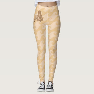 Sitzen von Meerjungfrau Leggings