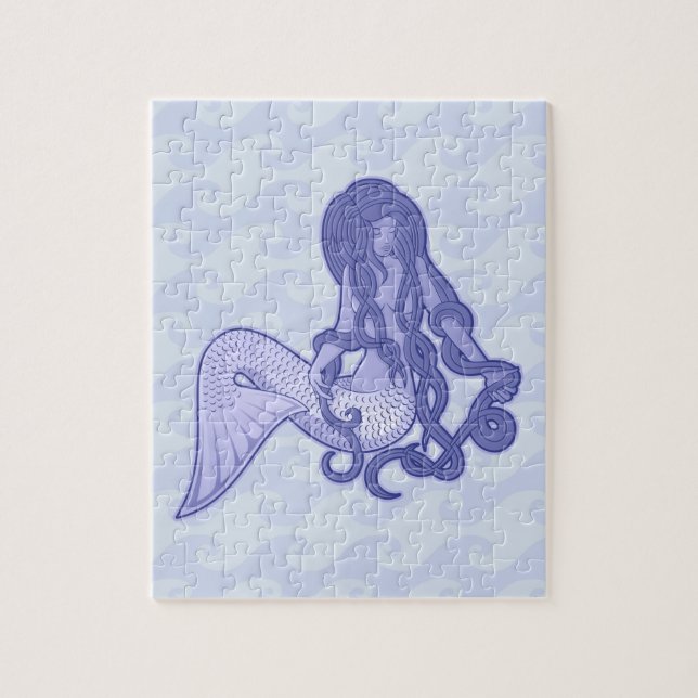Sitzen von Mermaid Blue (Vertikal)