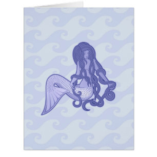 Sitzen von Mermaid Blue
