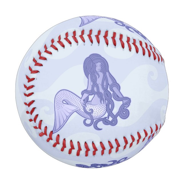 Sitzen von Mermaid Blue Baseball (Rückseite Rechts)