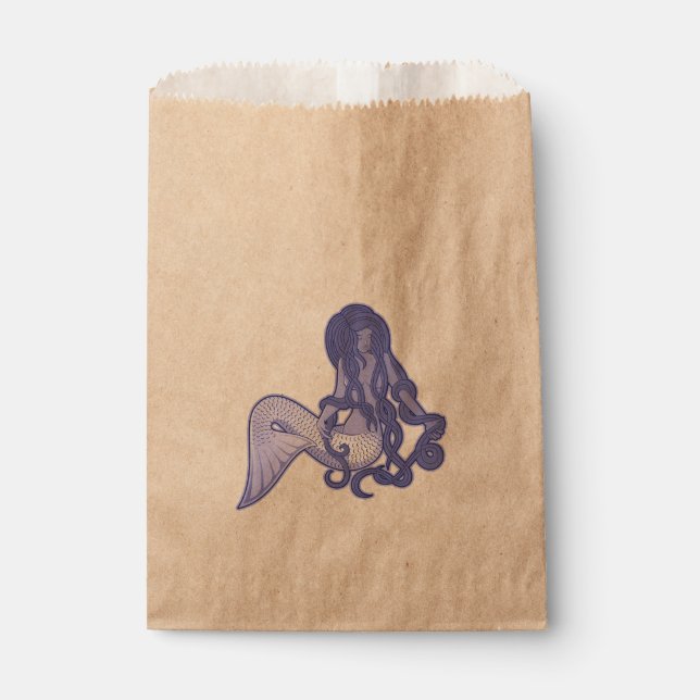 Sitzen von Mermaid Blue Geschenktütchen (Vorderseite)