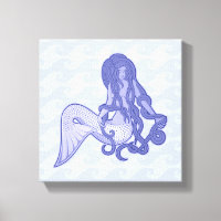 Sitzen von Mermaid Blue