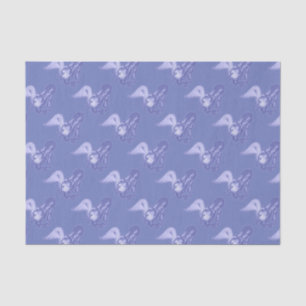 Sitzen von Mermaid Blue Seidenpapier