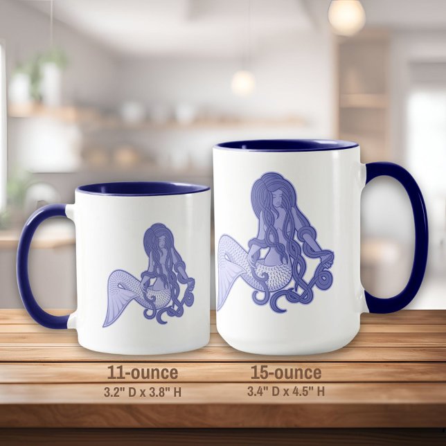 Sitzen von Mermaid Blue Tasse (Von Creator hochgeladen)