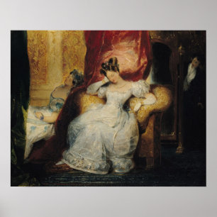Sitzende junge Frauen, 1827 Poster