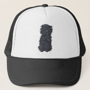 Sitzender Affenpinscher Truckerkappe