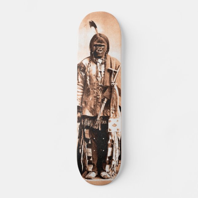 Sitzender Kong Skateboard (Vorderseite)