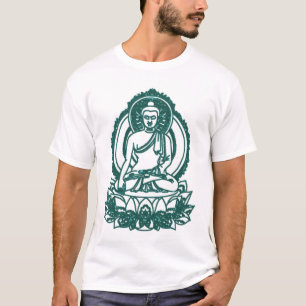 SITZENDER MEDITIERENDER FRIEDEN BUDDHAS T-Shirt