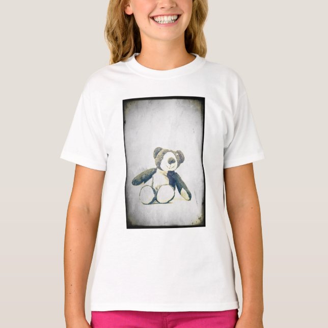 sitzender Teddybär... T-Shirt (Vorderseite)