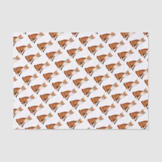 Sitzendes roter Fox-Tier-Seidenpapier Seidenpapier