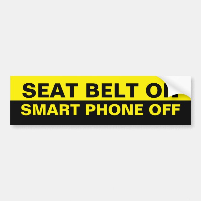 SITZENGURT AUF DEM SMART-TELEFON AUS AUTOAUFKLEBER (Vorne)
