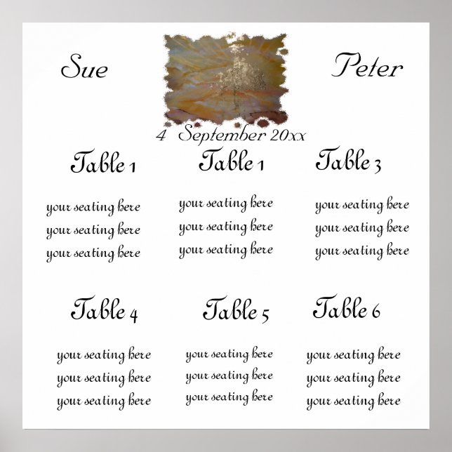 SITZPLATTE DER GOLDENSEITE POSTER (Vorne)