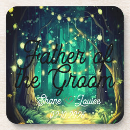 Sitzplatz Namensschild Hochzeit Getränkeuntersetzer