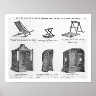 Sitzplätze und Lauben aus dem Kataloge von Oetzman Poster
