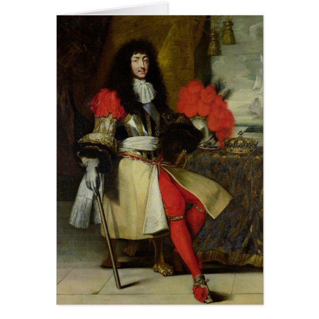 Sitzporträt von Louis XIV nach 1670 (Vorne)