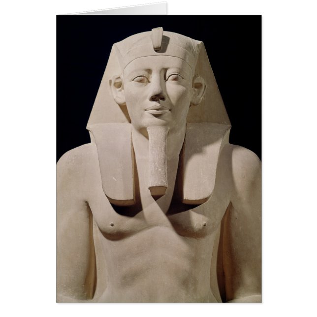 Sitzstatue Sesostris I, ursprünglich Mortuary (Vorne)