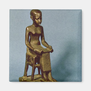 Sitzstatue von Imhotep ein offenes halten Magnet