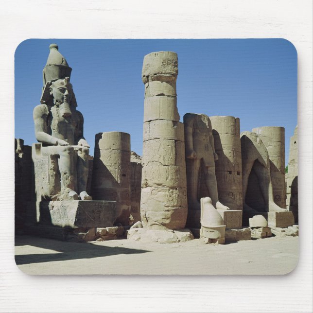Sitzstatue von Ramesses II Mousepad (Vorne)