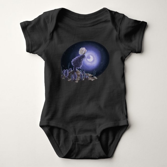 Sitzung am Mondlicht Baby Strampler (Vorderseite)