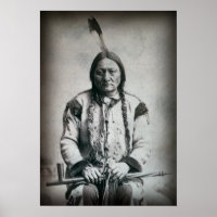 SITZUNG BULL LAKOTA CHIEF 1884