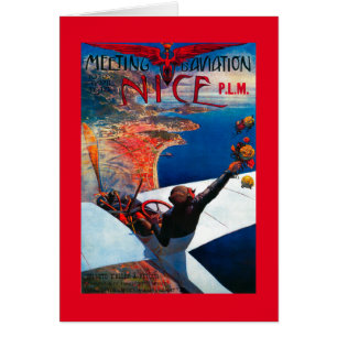 Sitzung D Luftfahrt in Nizza, Frankreich-Plakat