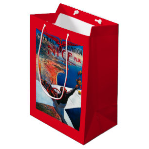 Sitzung D Luftfahrt in Nizza, Frankreich-Plakat Mittlere Geschenktüte