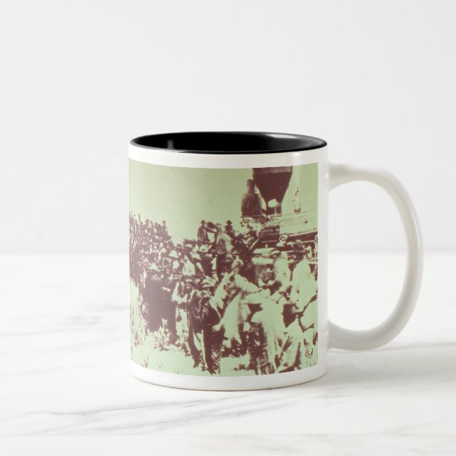 Sitzung der Gewerkschaft pazifisch und des Zweifarbige Tasse (Rechts)