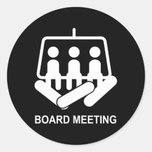 Sitzung des Snowboard Board Runder Aufkleber