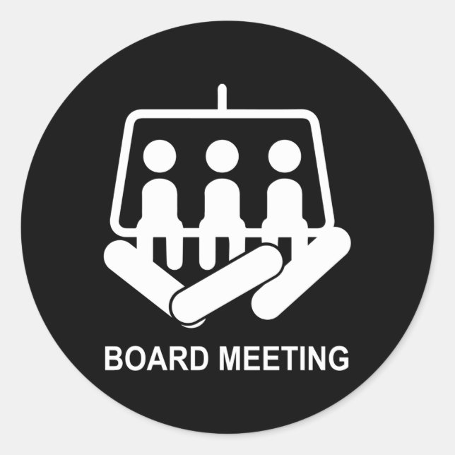 Sitzung des Snowboard Board Runder Aufkleber (Vorderseite)