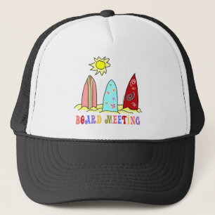 Sitzung des Surfboards Truckerkappe