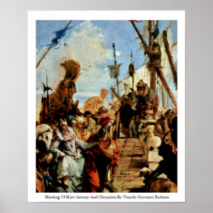 Sitzung von Marc Antony und von Kleopatra Poster