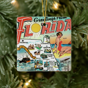 Sitzungen aus Florida Keramikornament