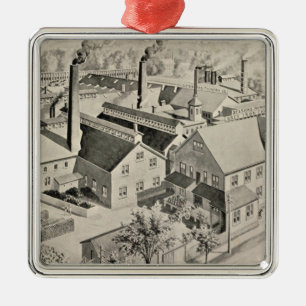 Sitzungs-Gießerei Co Silbernes Ornament
