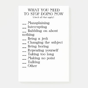 Sitzungsnotizen Post-it Klebezettel