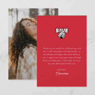 SIUE-Abschlussfeier Dankeskarte